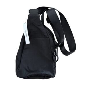 ODODOS Black Nylon Sling Backpack Crossbody Travel Utility Errand Bag NWT